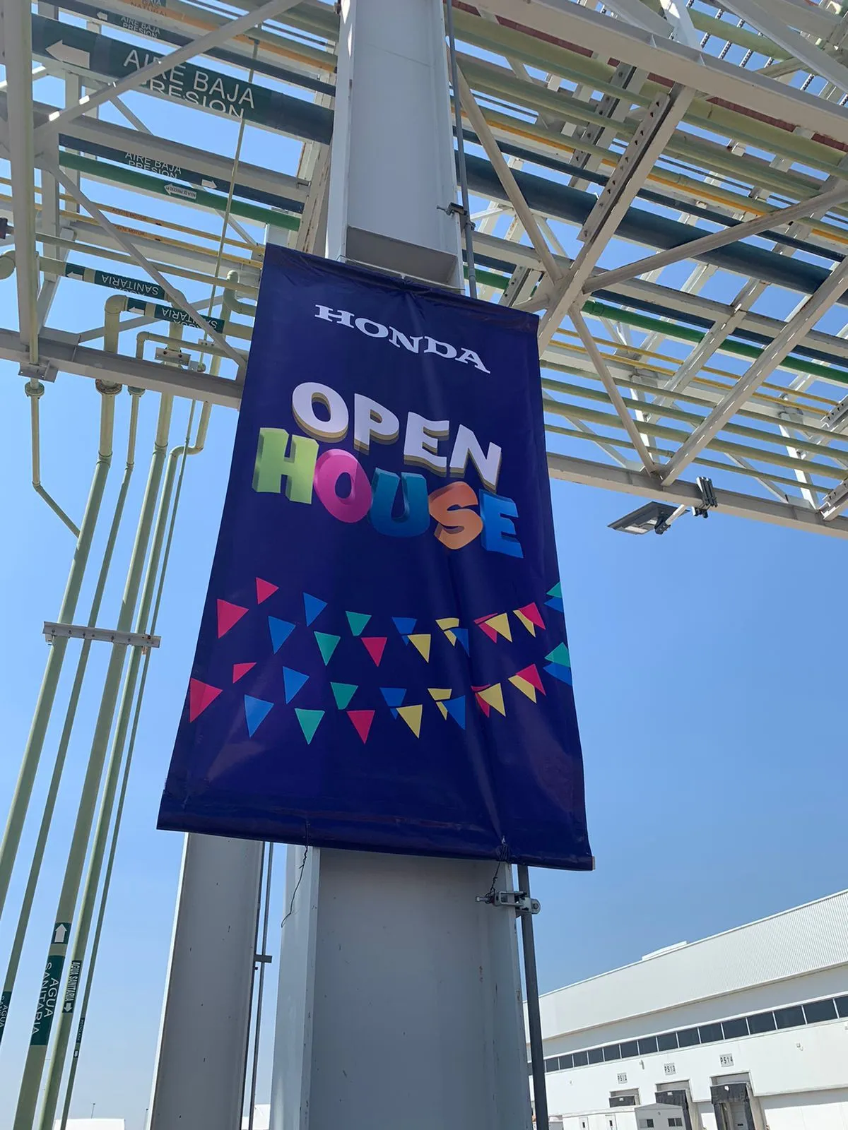 Pendón Honda Open House